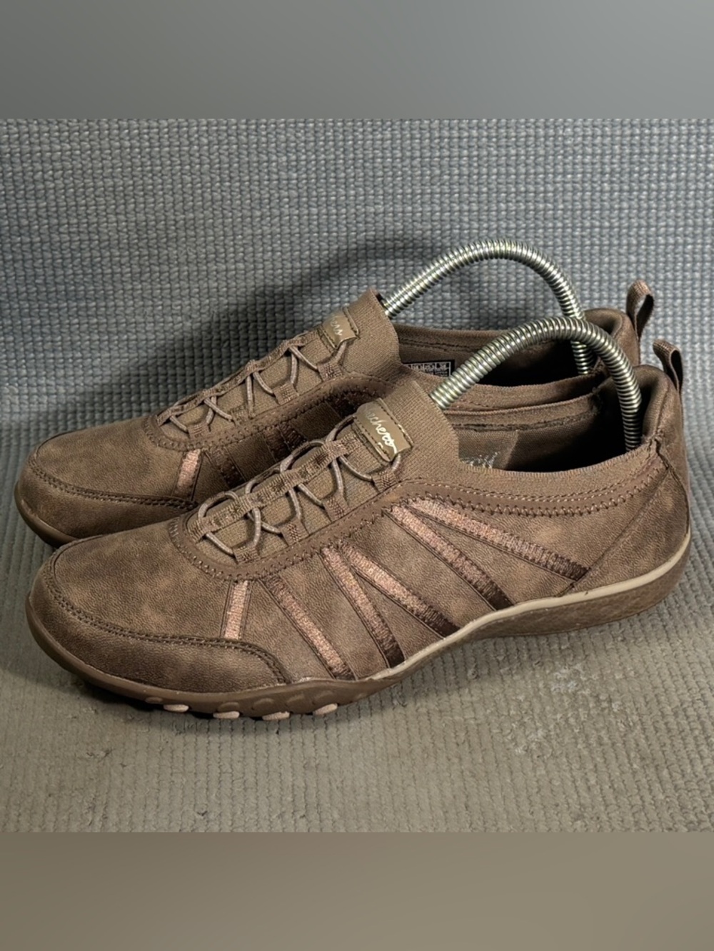 Skechers Women's Active Breathe Easy Remember Me Slip-on Comfort Shoes Size 8.5